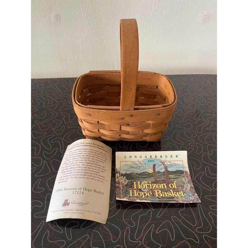 Longaberger 1995 American Cancer Society Horizon of Hope Basket